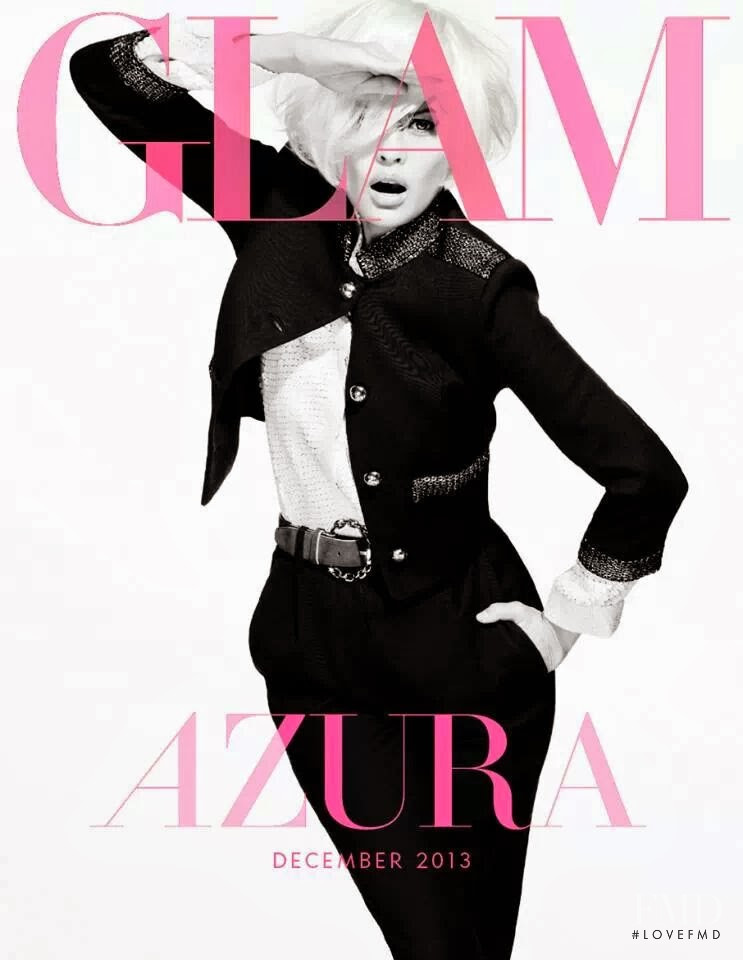 Tengku Azura Awang featured on the GLAM cover from December 2013