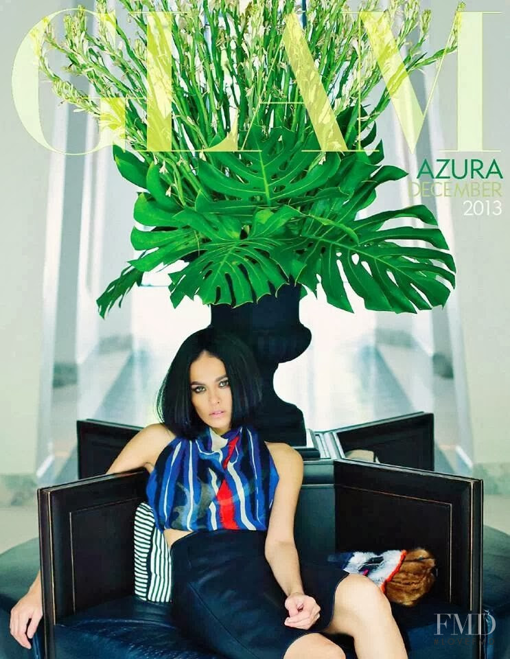 Tengku Azura Awang featured on the GLAM cover from December 2013