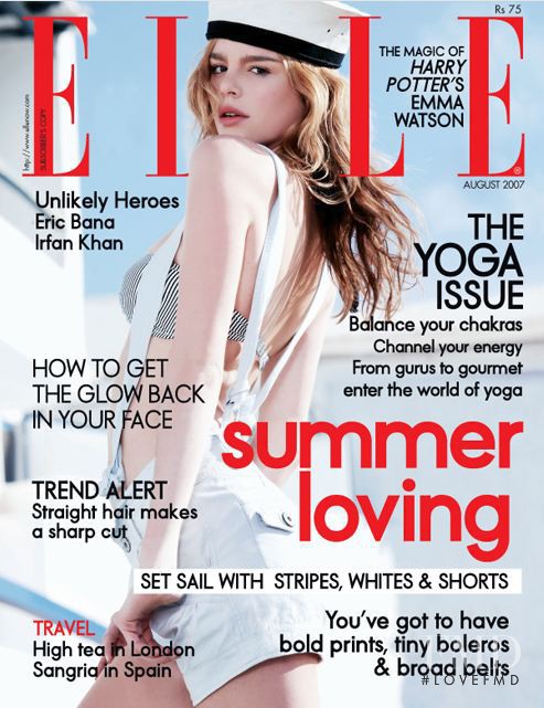  featured on the Elle India cover from August 2007