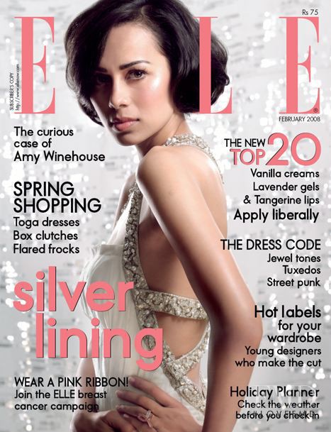  featured on the Elle India cover from February 2008