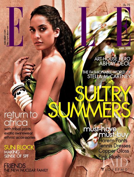  featured on the Elle India cover from April 2009