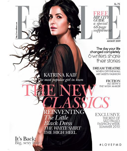  featured on the Elle India cover from August 2009