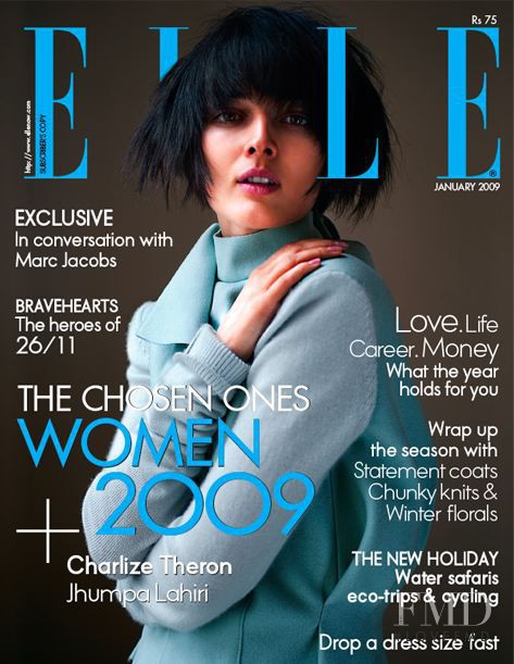  featured on the Elle India cover from January 2009
