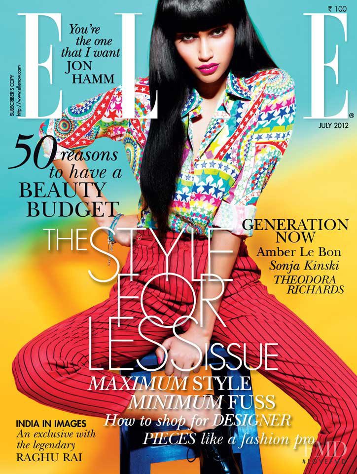 Ninja Singh featured on the Elle India cover from July 2012