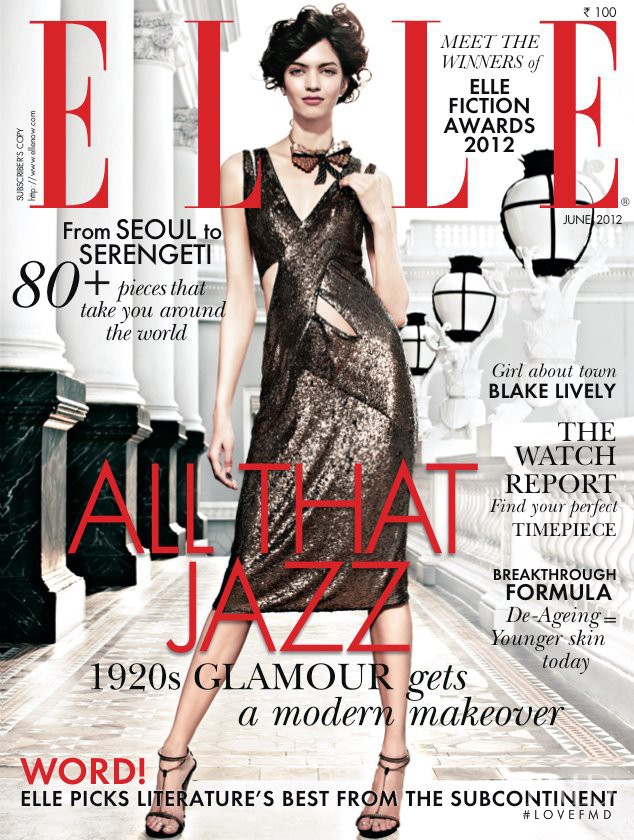 Jyothsna Chakravarthy featured on the Elle India cover from June 2012