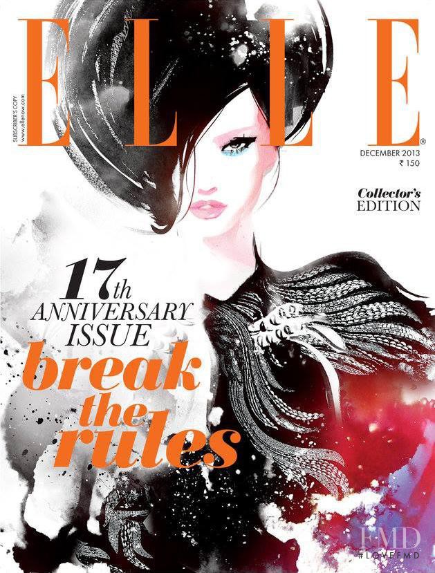  featured on the Elle India cover from December 2013