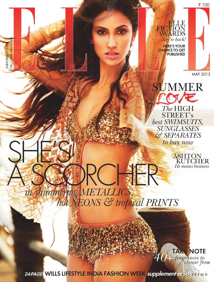 Deborah Priya Henry  featured on the Elle India cover from May 2013