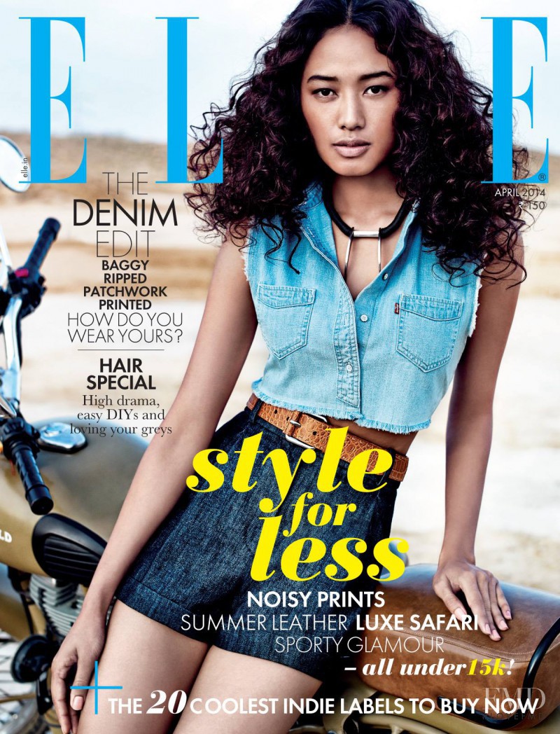 Ketholeno Kense featured on the Elle India cover from April 2014