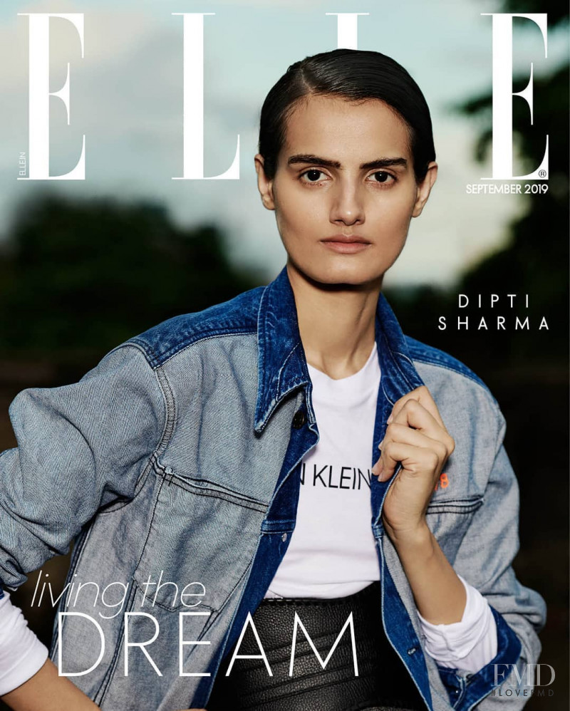 Dipti Sharma featured on the Elle India cover from September 2019
