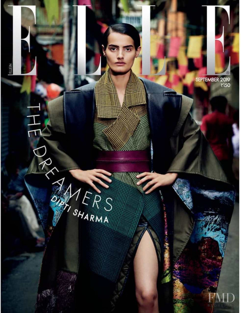 Dipti Sharma featured on the Elle India cover from September 2019