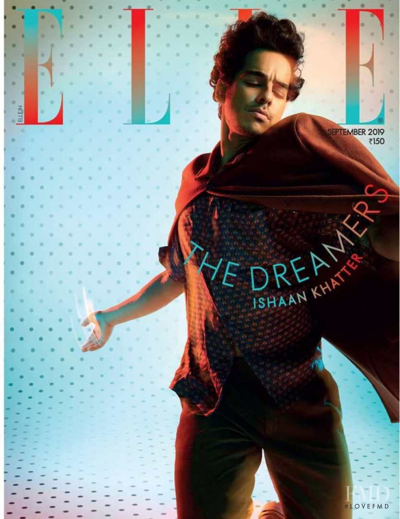 Ishaan Khatter featured on the Elle India cover from September 2019