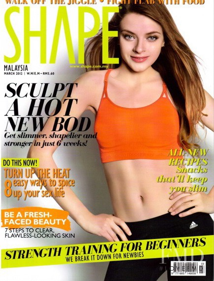 Elena Lomako featured on the Shape Malaysia cover from March 2012
