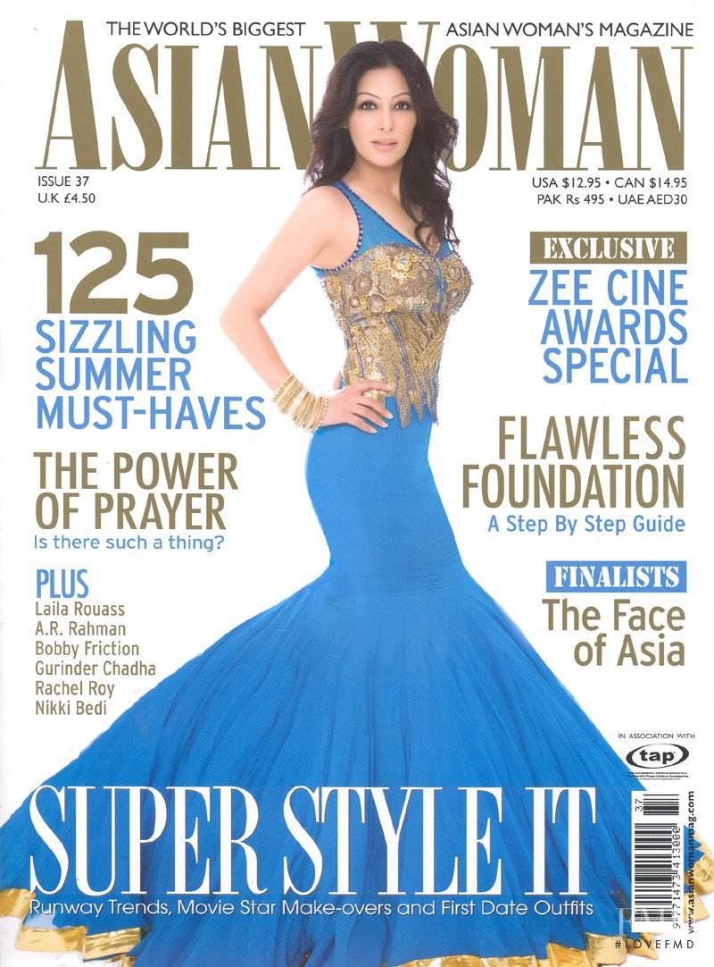 Laila Rouass featured on the Asian Woman cover from July 2008