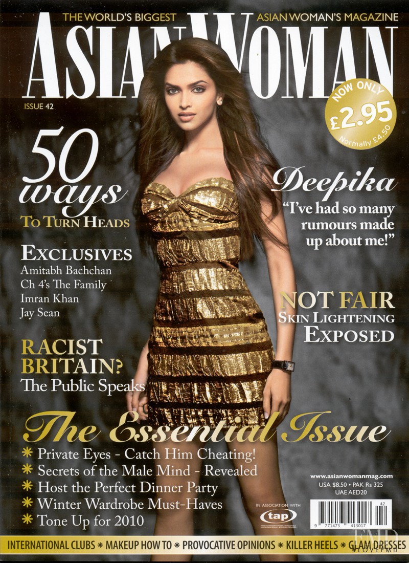 Deepika Padukone featured on the Asian Woman cover from May 2009