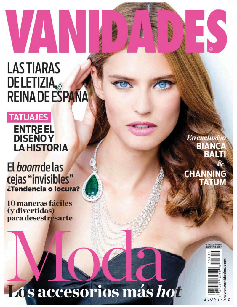 Bianca Balti featured on the Vanidades Mexico cover from August 2014