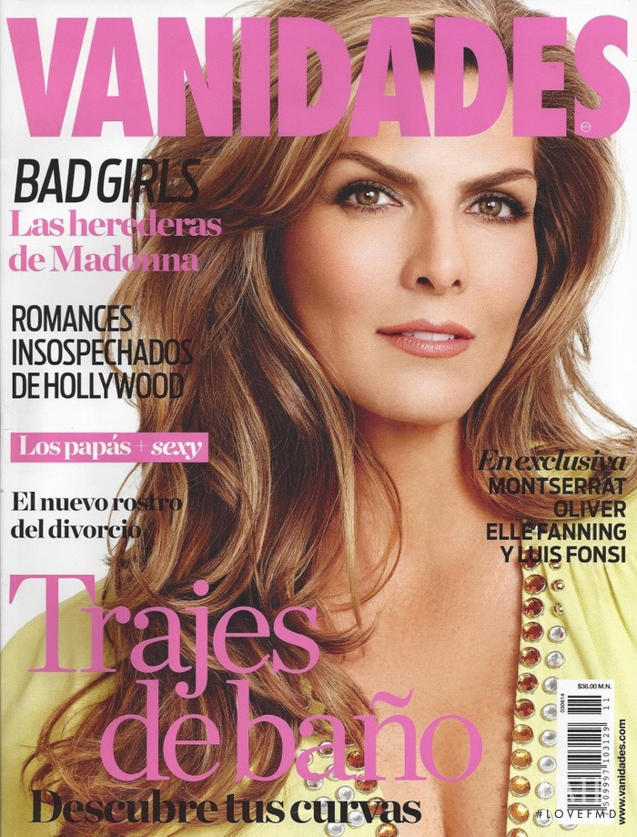 Montserrat Oliver featured on the Vanidades Mexico cover from June 2014