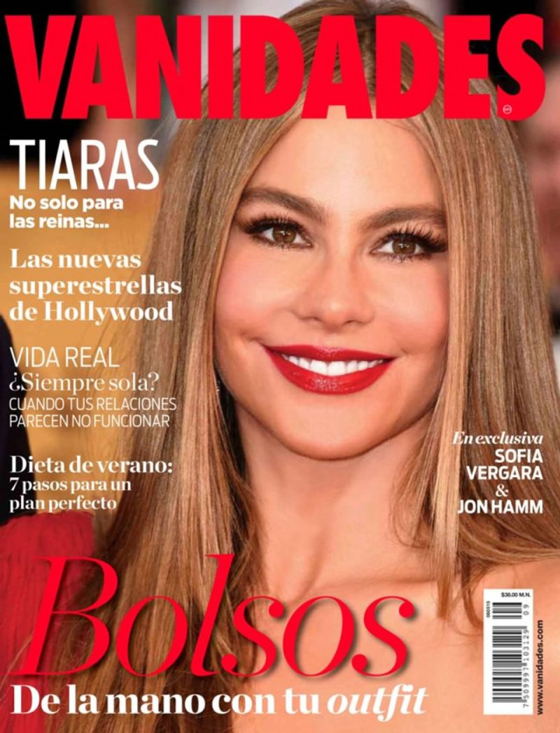 Sofia Vergara featured on the Vanidades Mexico cover from April 2015