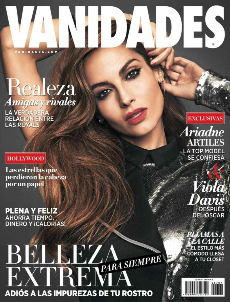 Ariadne Artiles featured on the Vanidades Mexico cover from March 2017