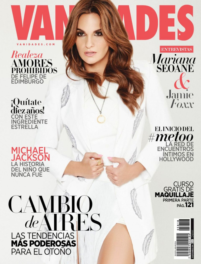 Mariana Seoane featured on the Vanidades Mexico cover from September 2018