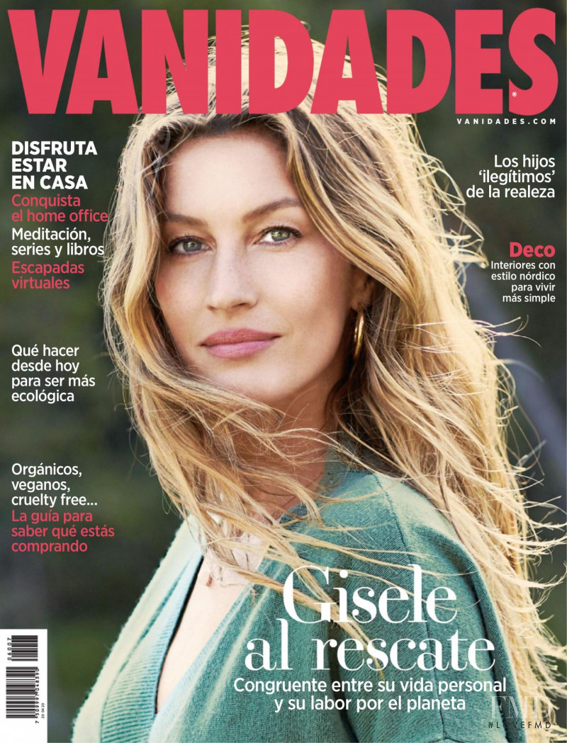 Gisele Bundchen featured on the Vanidades Mexico cover from April 2020