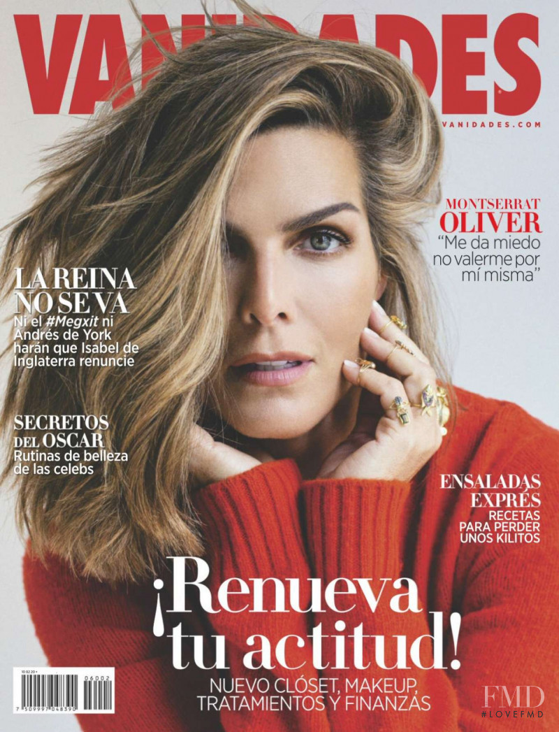 Montserrat Oliver featured on the Vanidades Mexico cover from January 2020