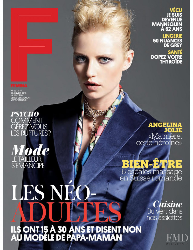 Shona Lee Gal featured on the Femina Swiss cover from January 2015