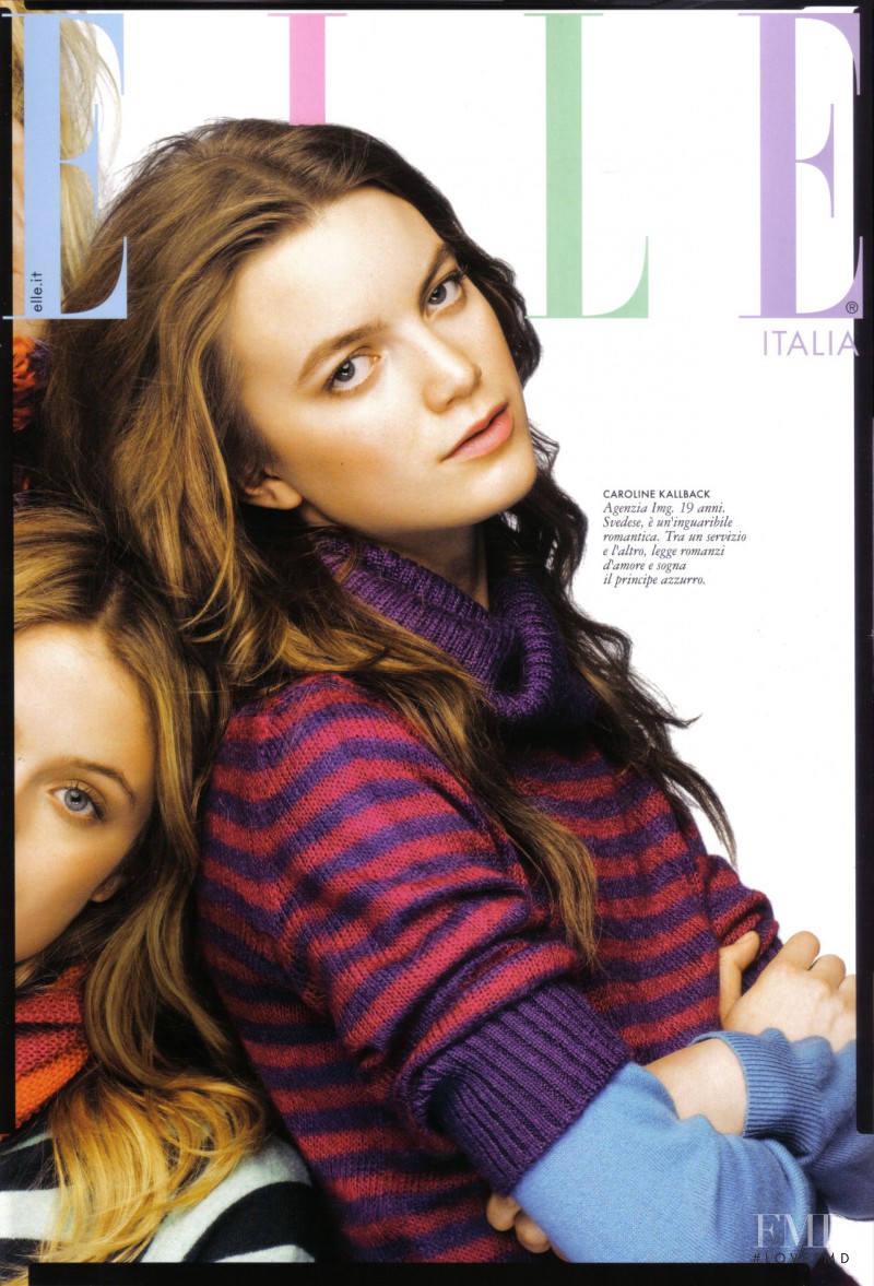  featured on the Elle Italy cover from August 2009