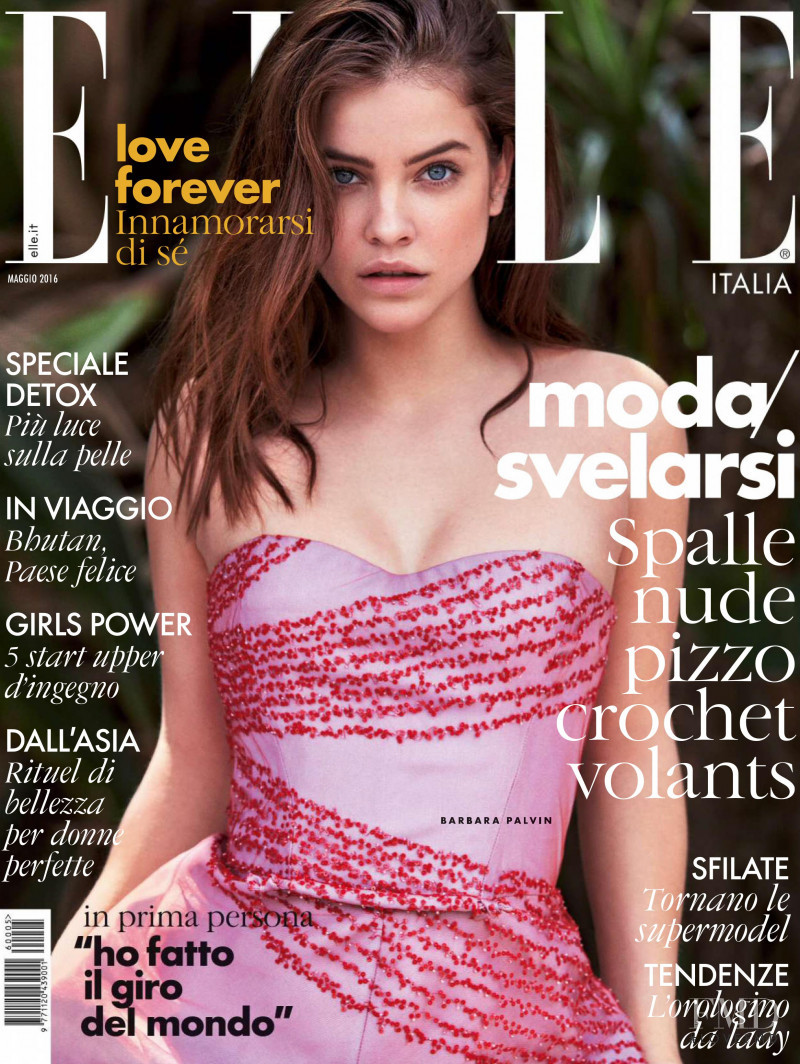 Barbara Palvin featured on the Elle Italy cover from May 2016