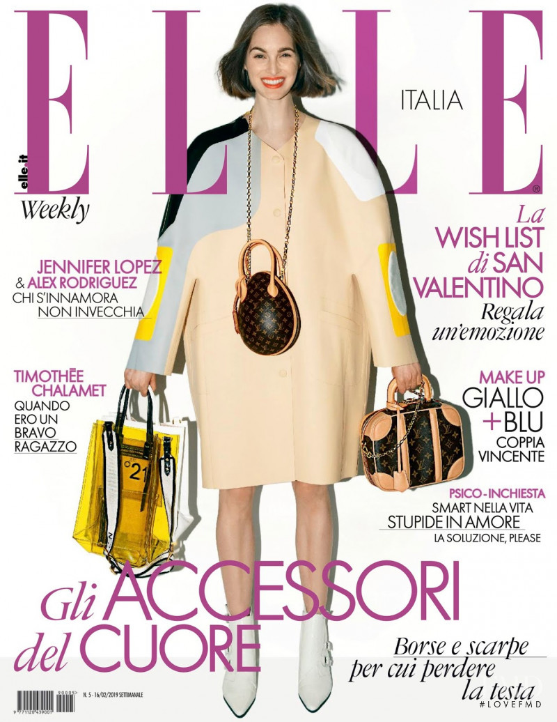 Laura Love featured on the Elle Italy cover from February 2019