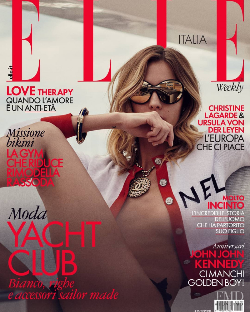  featured on the Elle Italy cover from July 2019