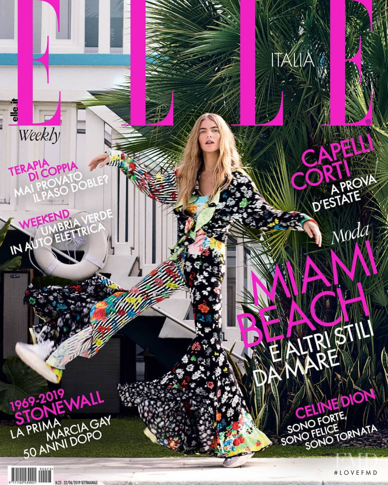  featured on the Elle Italy cover from June 2019
