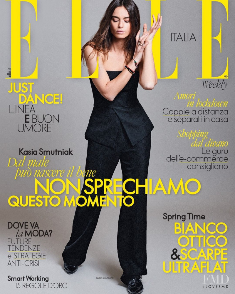  featured on the Elle Italy cover from April 2020