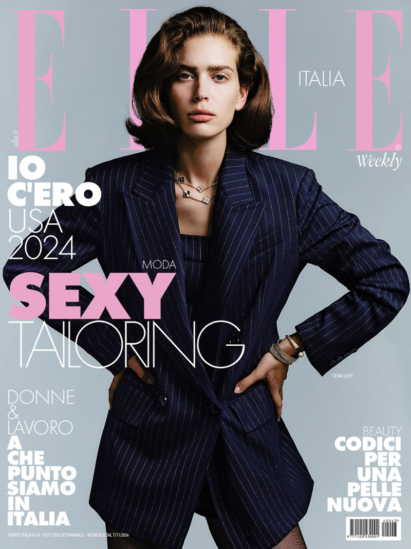 Sean Levy featured on the Elle Italy cover from November 2024