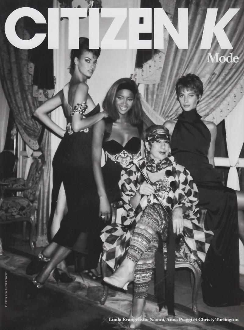 Christy Turlington, Linda Evangelista, Naomi Campbell featured on the Citizen K cover from June 2005