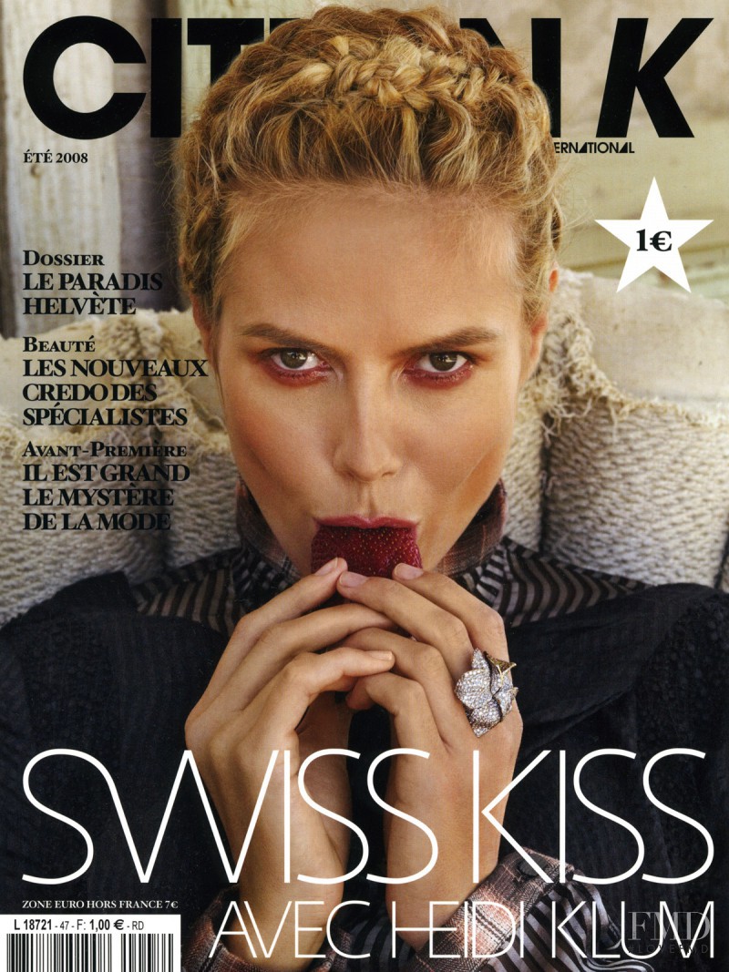 Heidi Klum featured on the Citizen K cover from June 2008