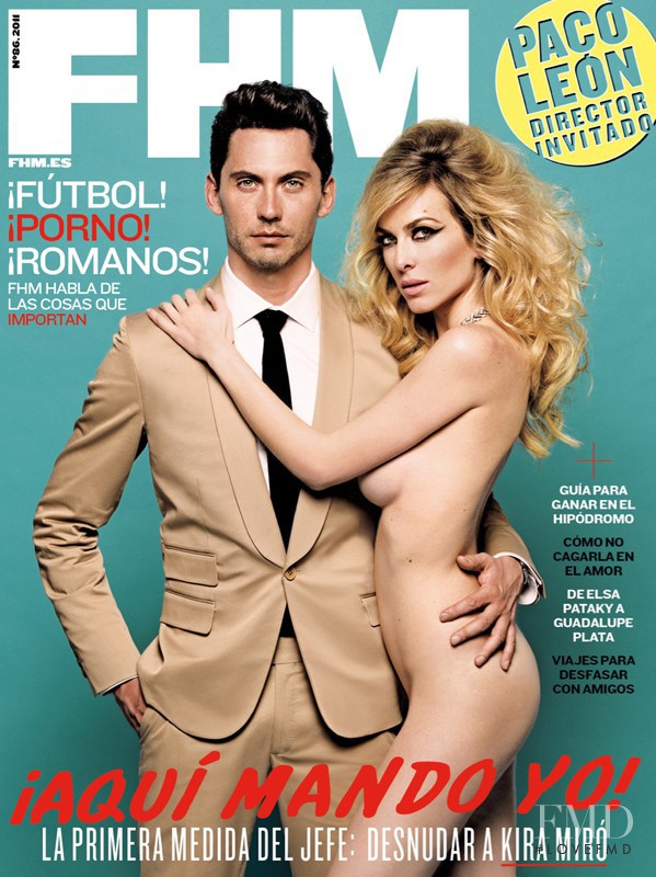 Paco Leon, Kira Miro  featured on the FHM Spain cover from May 2011