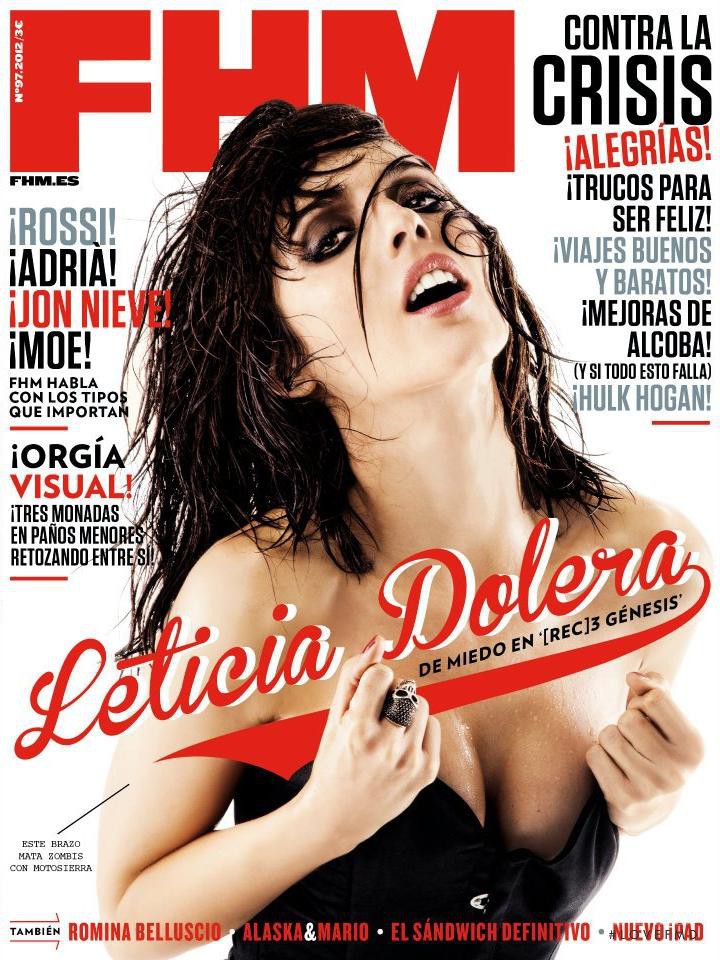 Leticia Dolera featured on the FHM Spain cover from April 2012