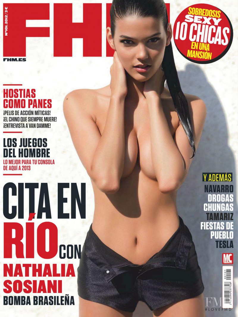 Nathalia Sosiani featured on the FHM Spain cover from September 2012