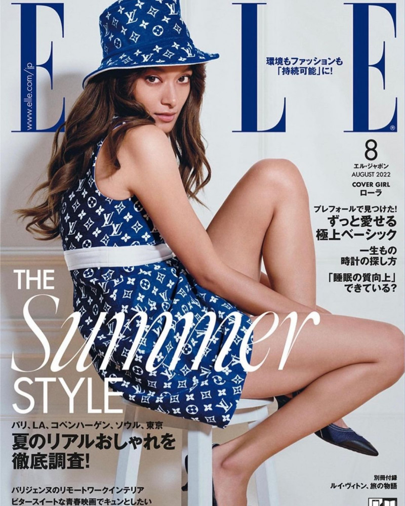  featured on the Elle Japan cover from August 2022