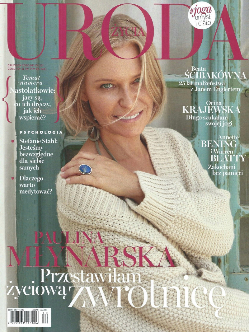 Paulina Mlynarska featured on the Uroda cover from December 2020
