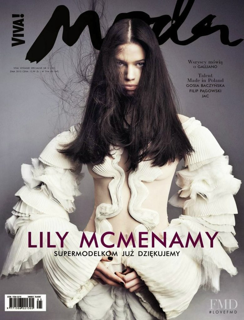 Lily McMenamy featured on the Viva! Moda cover from January 2014