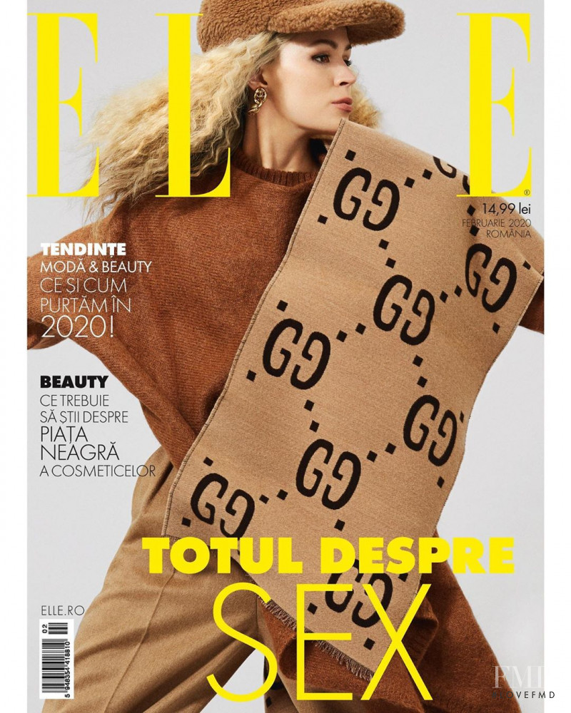  featured on the Elle Romania cover from February 2020