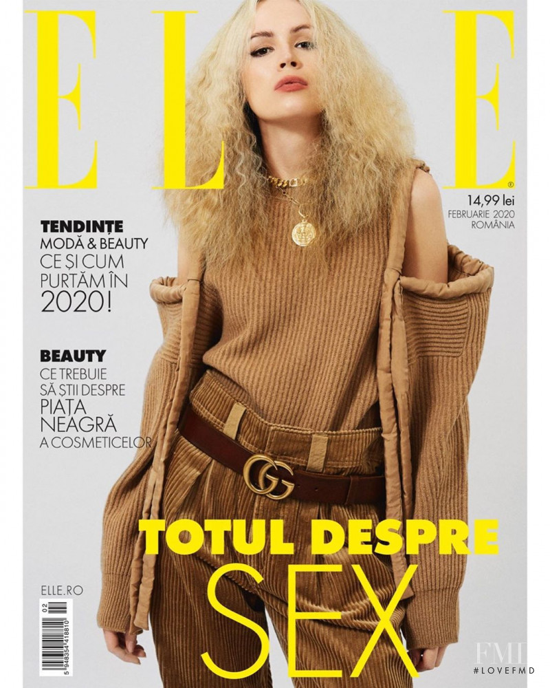 featured on the Elle Romania cover from February 2020