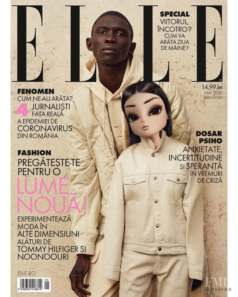  featured on the Elle Romania cover from May 2020