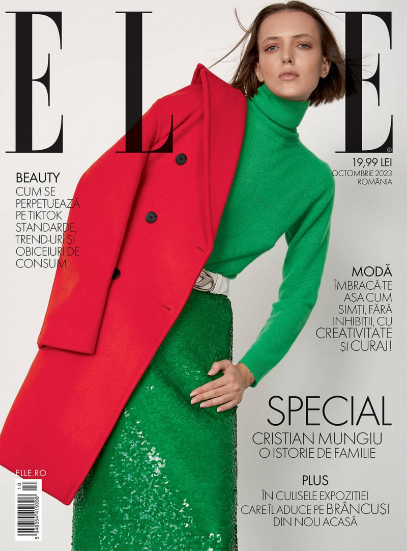  featured on the Elle Romania cover from October 2023