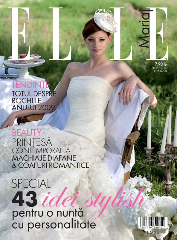 Irina Magda featured on the Elle Mariaj cover from June 2009