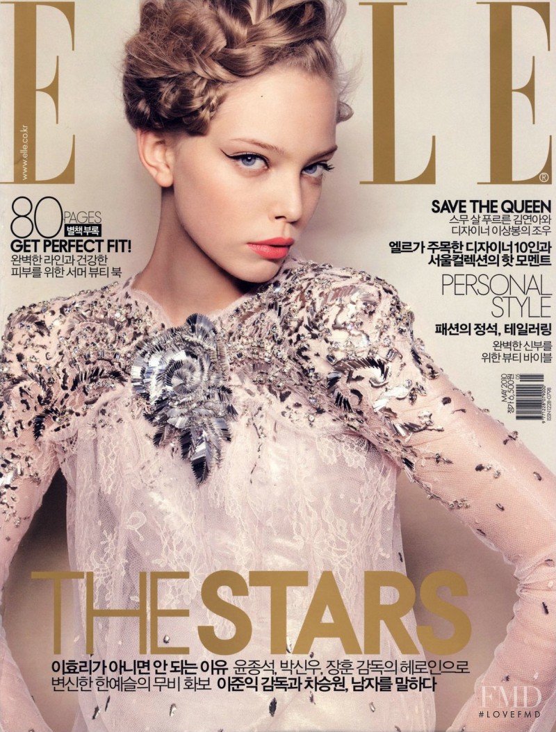 Tanya Dyagileva featured on the Elle Korea cover from May 2010