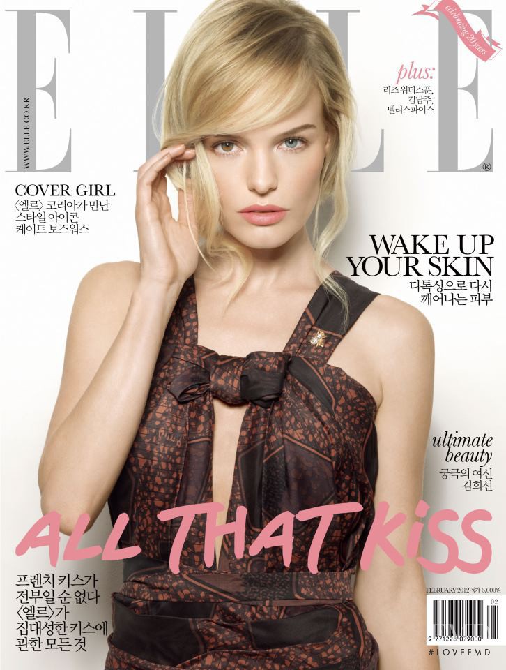 Kate Bosworth featured on the Elle Korea cover from February 2012