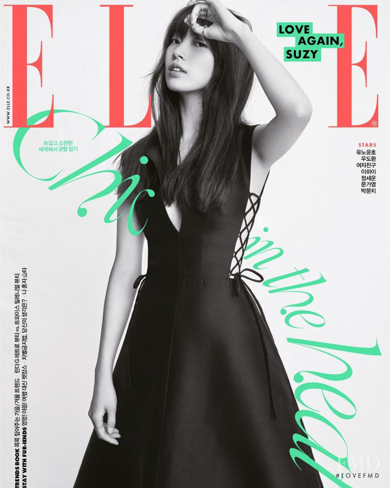 Bae Suzy featured on the Elle Korea cover from August 2020