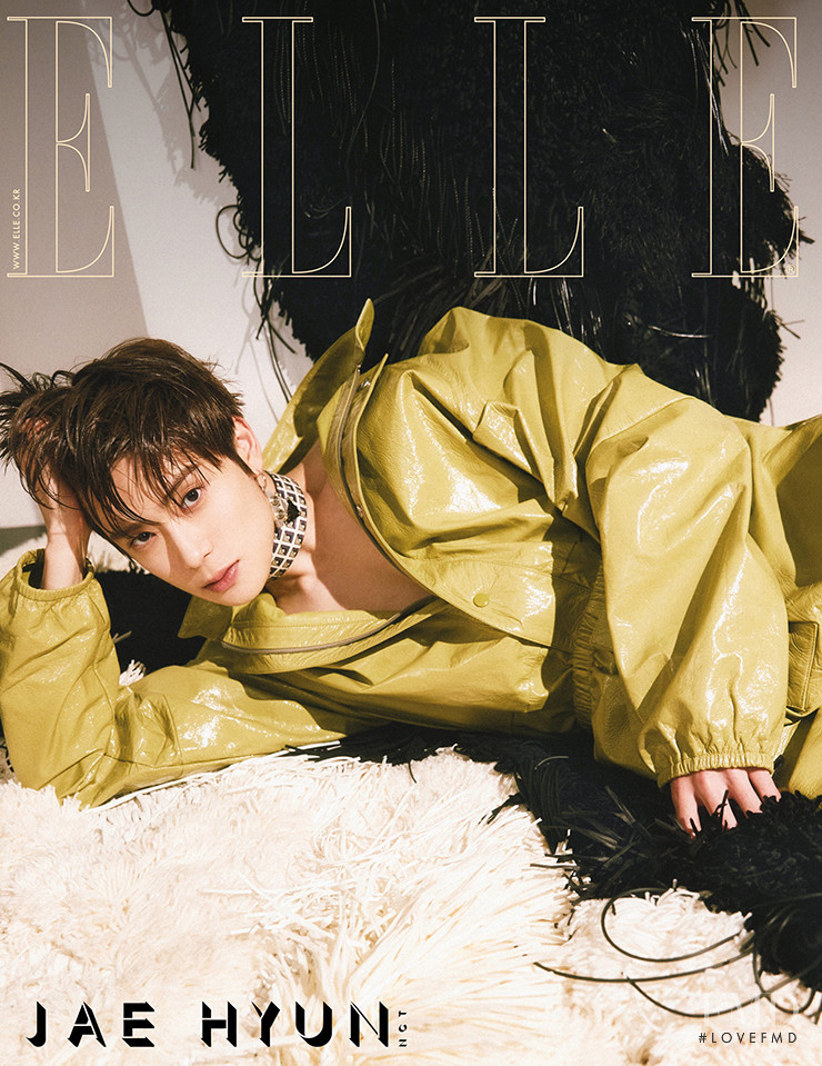 Jae Hyun featured on the Elle Korea cover from August 2022